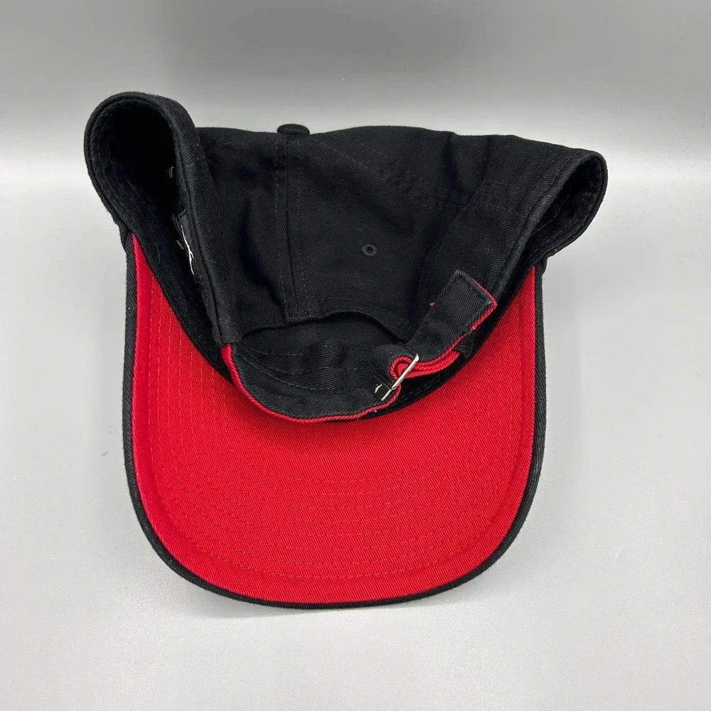 Air Jordan Hat Men Black Red Embroidered Jumpman Strap‎ Back Cap Cotton